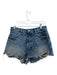 We The Free Size 28 Light Wash Cotton High Rise Distressed Zip Fly Shorts Light Wash / 28