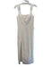 Show Me Your Mumu Size S White Polyester Sleeveless solid color Side Slit Dress White / S