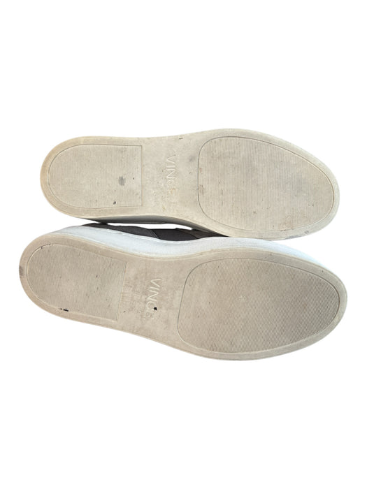 Vince Shoe Size 6 Gray Suede Almond Toe Elastic Detail Platform Shoes Gray / 6