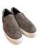Vince Shoe Size 6 Gray Suede Almond Toe Elastic Detail Platform Shoes Gray / 6