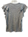 Veronica Beard Size Medium Gray Cotton Heathered Round Neck T Shirt Top Gray / Medium