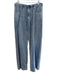 Rag & Bone Size Medium Light Wash Cotton Blend Wide Leg High Rise Zip Fly Jeans Light Wash / Medium
