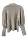Sea New York Size Medium Beige Merino Wool Cable Knit Long Sleeve Sweater Beige / Medium