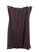 Reformation Size Medium Brown Tencel Strapless Dress Brown / Medium
