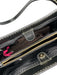 Kate Spade Black & White Leather Stitching Structured Top Handles Bag Black & White / M