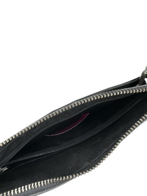 Coach Gray & Red Leather Rectangle Color Block Canvas Strap Crossbody Bag Gray & Red / M