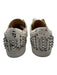Christian Louboutin Shoe Size 42.5 White & Multi Canvas Splatter Spikes Shoes White & Multi / 42.5