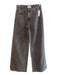 TWP Size 24 Gray Cotton Zip Fly High Rise 5 Pocket Wide Leg Jeans Gray / 24