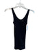 Vince Size XS Black Pima Cotton Blend Ribbed Scoop Neck Sleevel Print Tank Top Black / XS