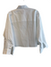TWP Size XS/S White Cotton Collared Button Down Cropped Long Sleeve Top White / XS/S