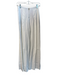 Alice & Olivia Size 0 White Viscose Blend Back Zip Pleated Wide Leg Pants White / 0