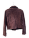 SL8 Size S Bordeaux Leather Suede Moto Zipper Detail Silver hardware Jacket Bordeaux / S