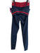 Elastique Size Small Red & Navy Polyamide Blend Ankle Length Athletic Set Red & Navy / Small