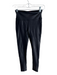 Spanx Size S Black No Fabric Tag Mid Rise Coated Faux Leather Skinny Leggings Black / S