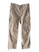 Nili Lotan Size 0 Beige Cotton High Rise Zip Fly Cargo Pockets Straight Jeans Beige / 0