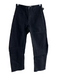 Nili Lotan Size 24 Black Cotton Blend High Rise Zip Fly Patch Pocket Curve Jeans Black / 24