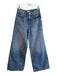 TWP Size 24 Mid Light Wash Cotton 5 Pocket Zip Fly Wide Leg mid rise Jeans Mid Light Wash / 24