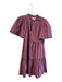 Sea New York Size Medium Plum Cotton Short Wide Sleeve Round Split Neck Dress Plum / Medium