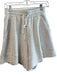 Varley Size Small White Viscose Blend Heathered Drawstring Waist Pockets Shorts White / Small