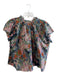 Trovata Birds of Paradis Size Medium Blue, Orange & Multi Cotton Floral Top Blue, Orange & Multi / Medium