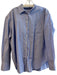 AYR Size Medium Blue Cotton Collared Button Up Long Sleeve Top Blue / Medium