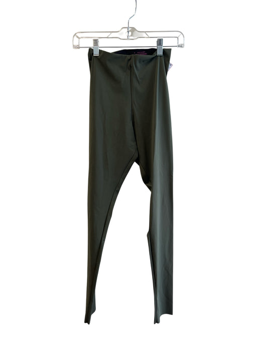 Commando Size Medium Green Polyamide Stretch Waist Ankle Length Leggings Green / Medium