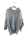Frank & Eileen Size Medium Blue & White Cotton Striped Long Sleeve Collared Top Blue & White / Medium