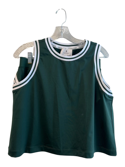 Tuckernuck Studio McGee Size Large Green & White Polyester Blend Pleat Skirt Set Green & White / Large