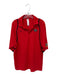 Nike Team Size M Red & Black Polyester UGA Textured Men's Polo Red & Black / M