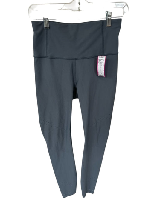 Lululemon Size 6 Gray High Waist Perforated Athletic Leggings Gray / 6