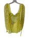 For Love & Lemons Size S Yellow Nylon Blend Mesh Overlay Sequins Underwire Dress Yellow / S
