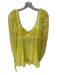 For Love & Lemons Size S Yellow Nylon Blend Mesh Overlay Sequins Underwire Dress Yellow / S