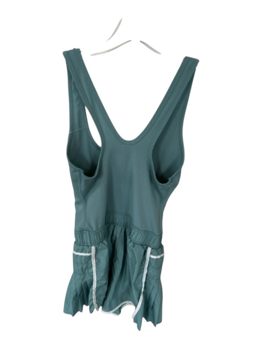 FP Movement Size XS Sage green Polyester Sleeveless Pleat Detail Athletic Romper Sage green / XS