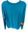 Aviator Nation Size M Blue & Pink Cotton Blend Long Sleeve Athletic Sweatshirt Blue & Pink / M