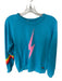 Aviator Nation Size M Blue & Pink Cotton Blend Long Sleeve Athletic Sweatshirt Blue & Pink / M