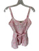 Amanda Uprichard Size M Pink & White Polyester Sleeveless Jaquard Flowers Dress Pink & White / M