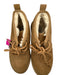 Ugg Shoe Size 9 Brown & Cream Suede Shearling Lined lace up Booties Brown & Cream / 9