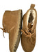 Ugg Shoe Size 9 Brown & Cream Suede Shearling Lined lace up Booties Brown & Cream / 9