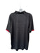 NWT Size L Gray & Red Polyester UGA Heathered Golf Men's Polo Gray & Red / L