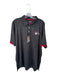 NWT Size L Gray & Red Polyester UGA Heathered Golf Men's Polo Gray & Red / L