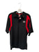Nike Team Size M Black & Red Polyester UGA Textured Men's Polo Black & Red / M
