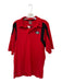 Nike Team Size M Red & Black Polyester UGA Textured Men's Polo Red & Black / M