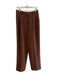 Wilfred Size 6 Brown Polyester Pockets Pleats Wide Leg Pants Brown / 6