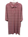 Peter Millar Size 3XL Red & White Polyester Striped Polo Men's Short Sleeve Red & White / 3XL
