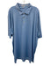 Peter Millar Size 3XL Blue Polyester All Over Print Polo Men's Short Sleeve Blue / 3XL