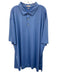 Peter Millar Size 3X Blue Polyester Polo Men's Short Sleeve Blue / 3X
