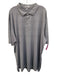 Peter Millar Size 3XL Gray & White Polyester Polo Men's Short Sleeve Gray & White / 3XL