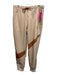 Nike NWT Size L Beige & Orange Polyester Drawstring Waist Men's Pants Beige & Orange / L