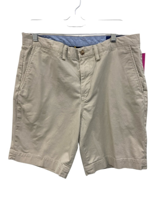 Polo Ralph Lauren Size 34 Beige Cotton Zip Fly Men's Shorts Beige / 34