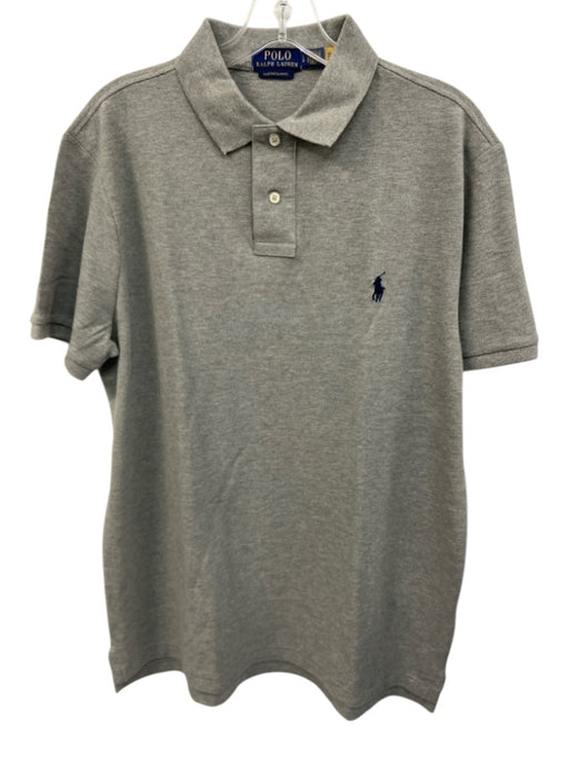 Polo Ralph Lauren Size L Gray Cotton Polo Men's Short Sleeve Gray / L